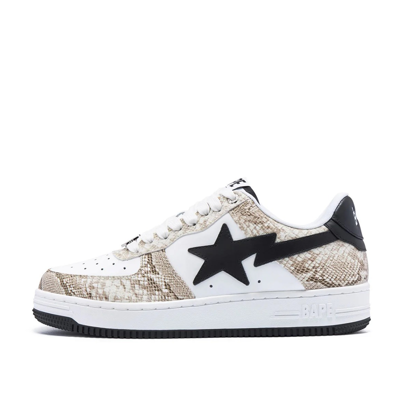 A Bathing Ape Bape Sta Snake Skin Beige