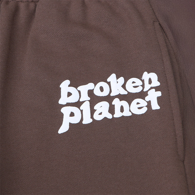 Conjunto Moletom Broken Planet Broken Hearts Brown