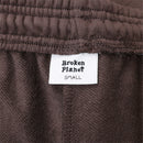 Calça Moletom Broken Planet Logo Writing Marrom