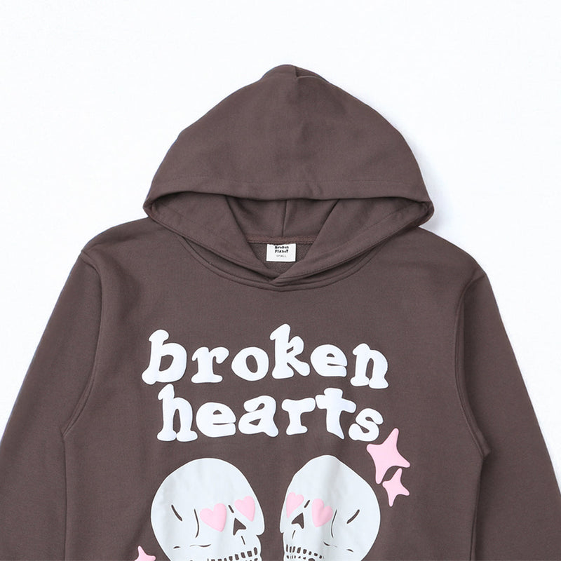 Conjunto Moletom Broken Planet Broken Hearts Brown
