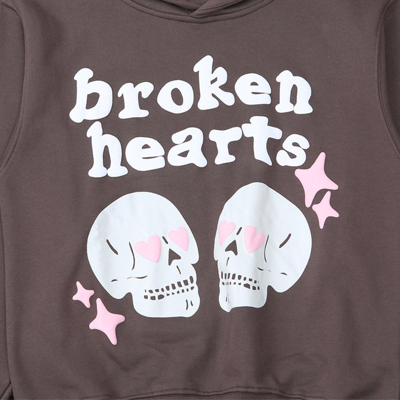 Conjunto Moletom Broken Planet Broken Hearts Brown