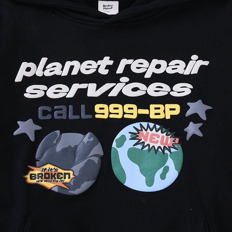 Conjunto Moletom Broken Planet Repair Services Call 999-8P
