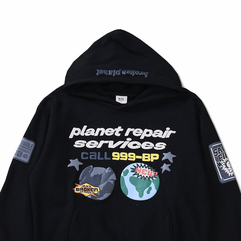Conjunto Moletom Broken Planet Repair Services Call 999-8P
