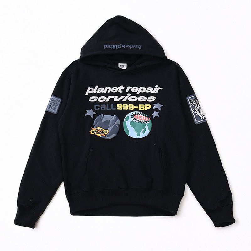 Conjunto Moletom Broken Planet Repair Services Call 999-8P