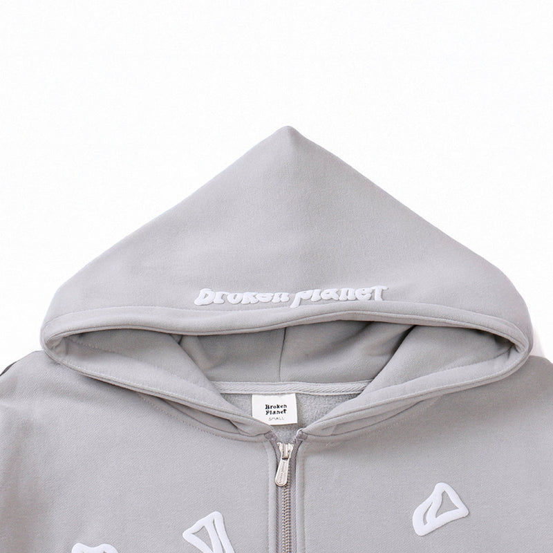 Jaqueta Moletom Broken Planet Zip Up Space (Cinza)