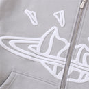 Moletom Broken Planet Zip Up Space (Cinza)