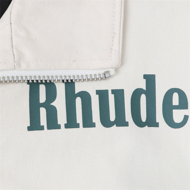 Jaqueta Rhude Flight Palm (Off white - Hunter Green)