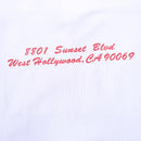 Camiseta Supreme Box Logo 8801 Sunset Blud