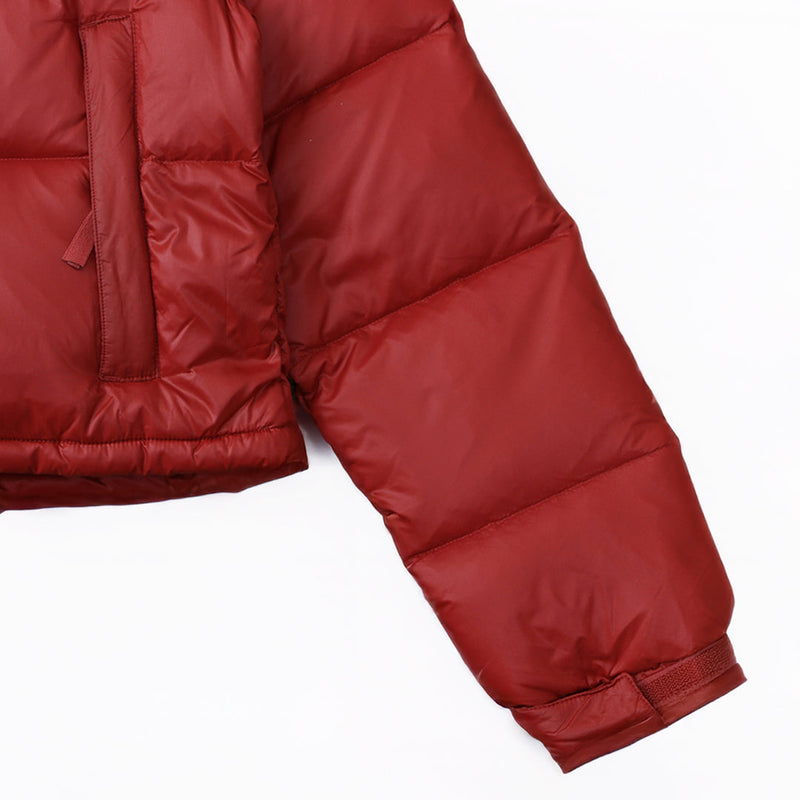 Jaqueta The North Face Nuptse Cropped Feminina  Bordô