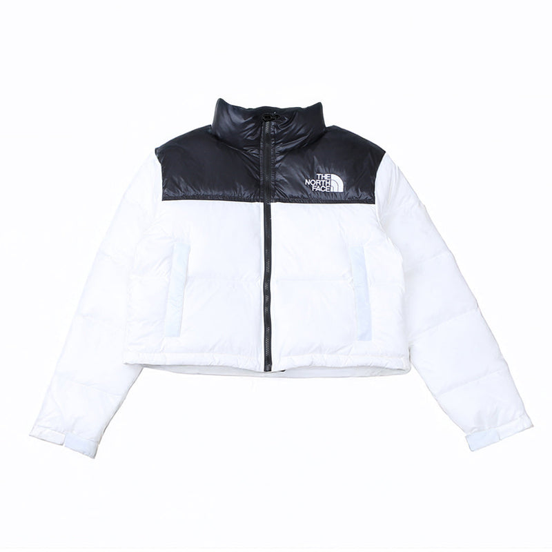 Jaqueta The North Face Nuptse Cropped Feminina Black/White