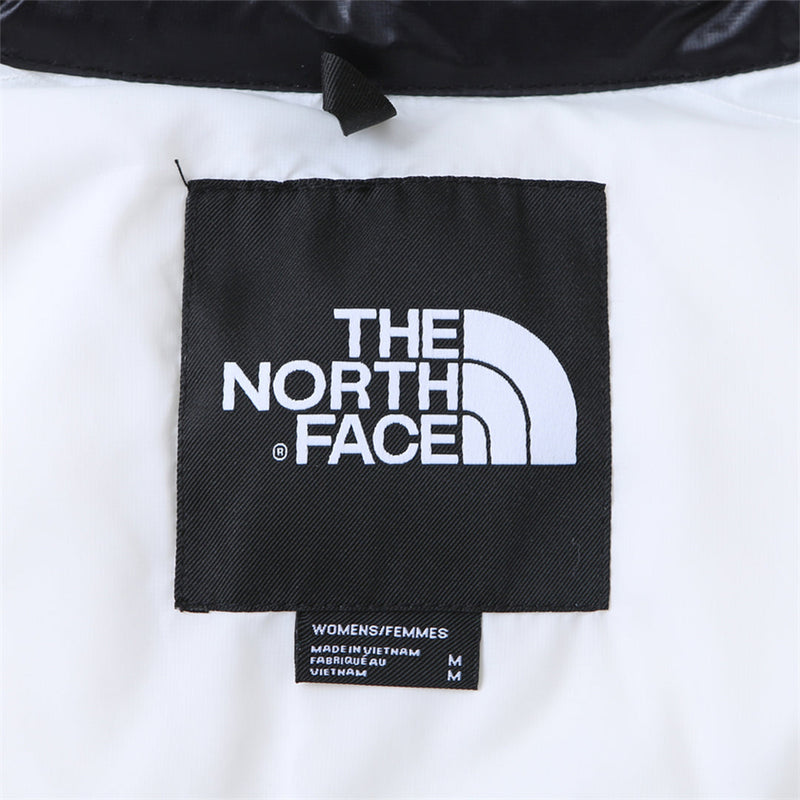 Jaqueta The North Face Nuptse Cropped Feminina Black/White