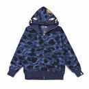 Moletom Bape Shark Glow Blue Dark