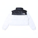 Jaqueta The North Face Nuptse Cropped Feminina Preto/Branco