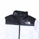 Jaqueta The North Face Nuptse Cropped Feminina Preto/Branco