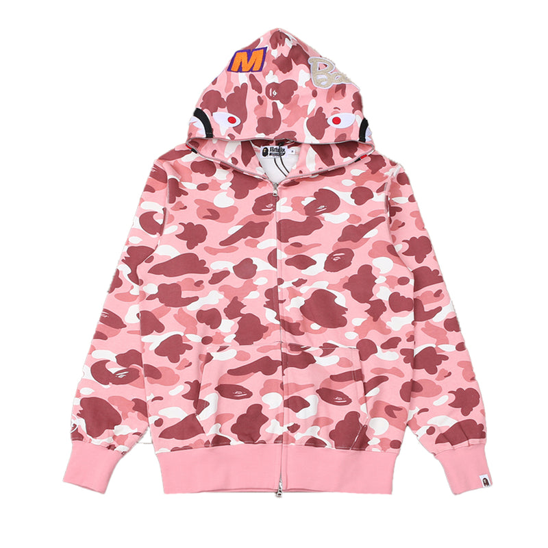 Moletom Bape Shark Glow Pink