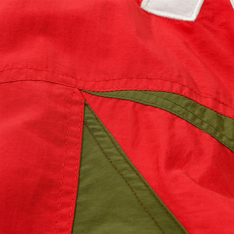 Jaqueta Supreme Shoulder Logo Track (Verde Oliva - Vermelha)