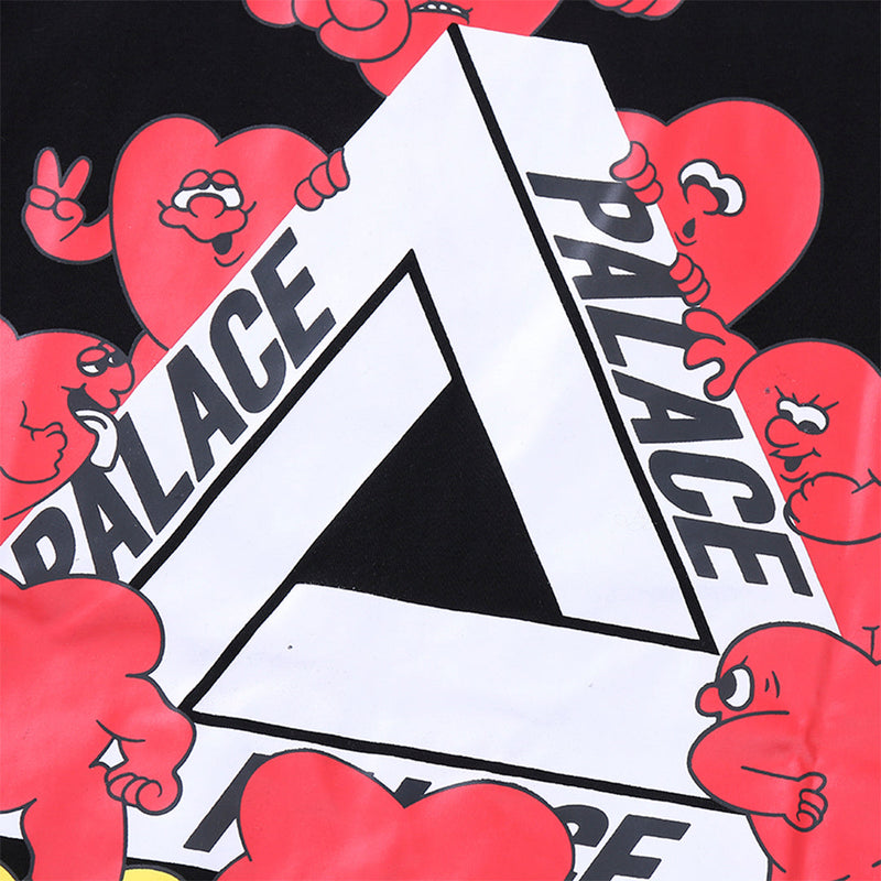 Camiseta Palace Tri-Hearts Black