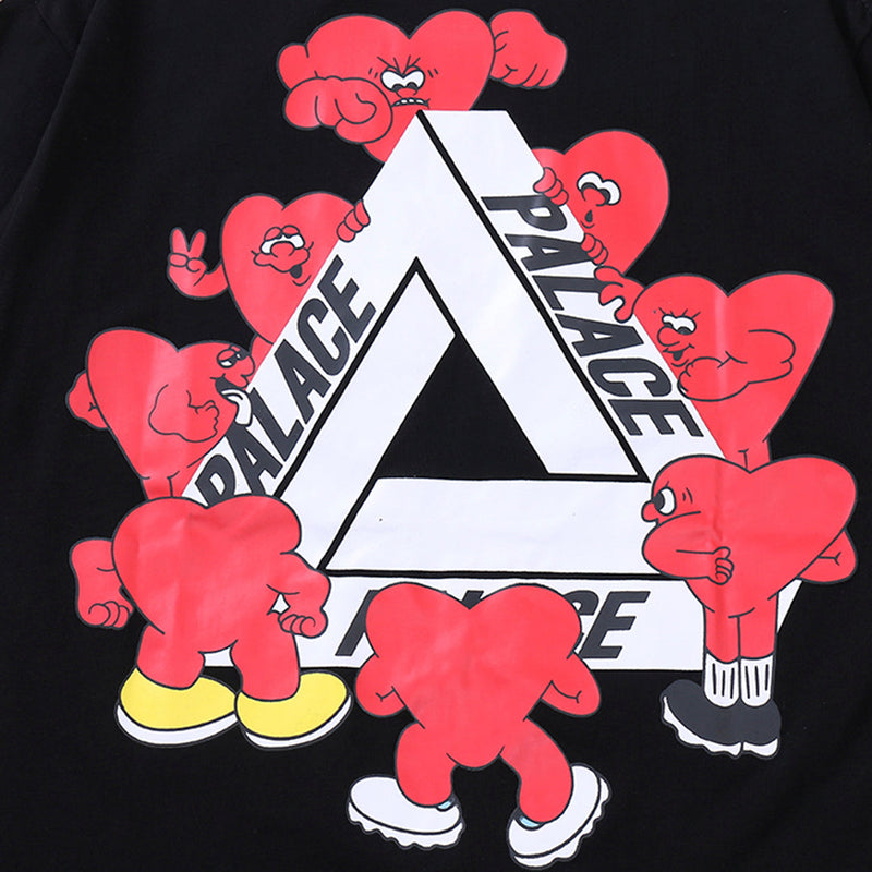 Camiseta Palace Tri-Hearts Black