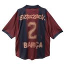 Travis Scott x Nike Camiseta FC Barcelona Retro 2000/01 Home Skeleton